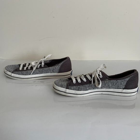 Keds Womens Size 8 Kickstart Quilted Gray Shoes Sneakers - Picture 6 of 16